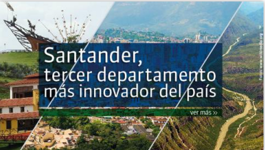 Santander, tercer departamento más innovador del país