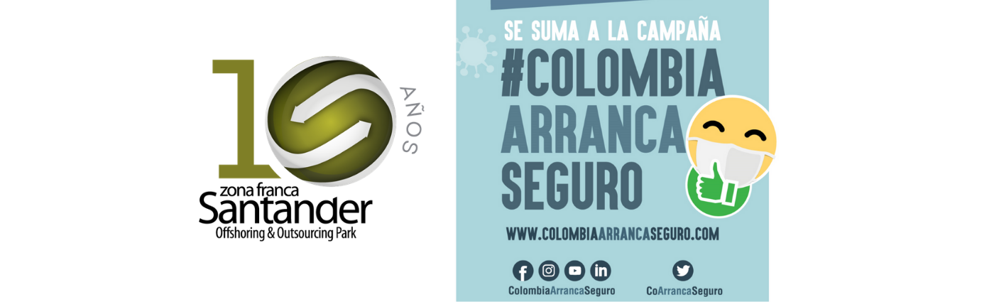 Zona Franca Santander se une a la campaña #ColombiaArrancaSeguro